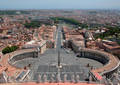 La place Saint-Pierre, vue d'en haut - Roma (2006)